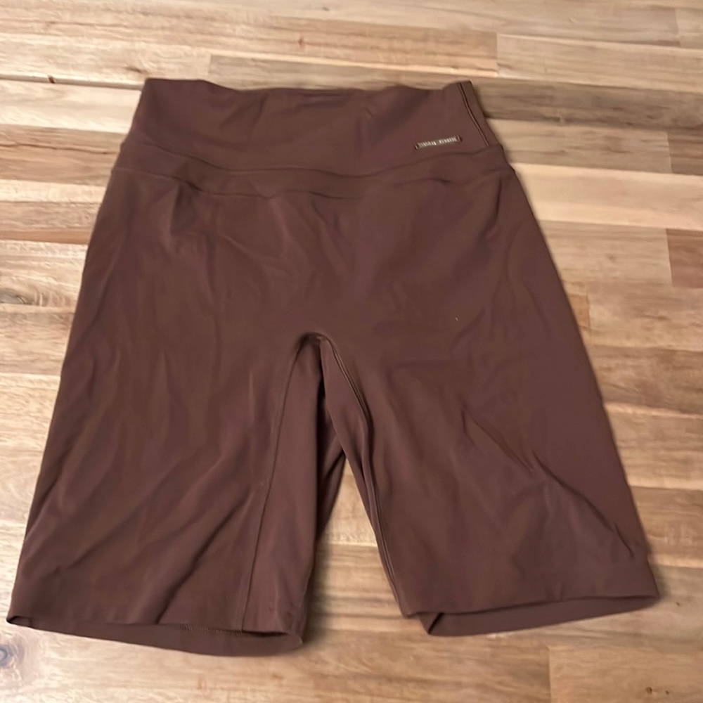 Gymshark Whitney cycling shorts - dandelion brown - s
